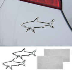 3D Metal Hollow Shark Car Emblem