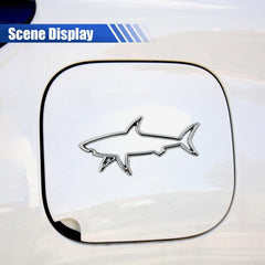 3D Metal Hollow Shark Car Emblem