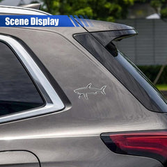 3D Metal Hollow Shark Car Emblem